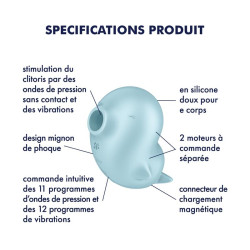 Satisfyer Stimulateur de Clitoris Sassy Seal